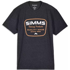 Футболка Simms Stamp Lock T-Shirt Charcoal Heather