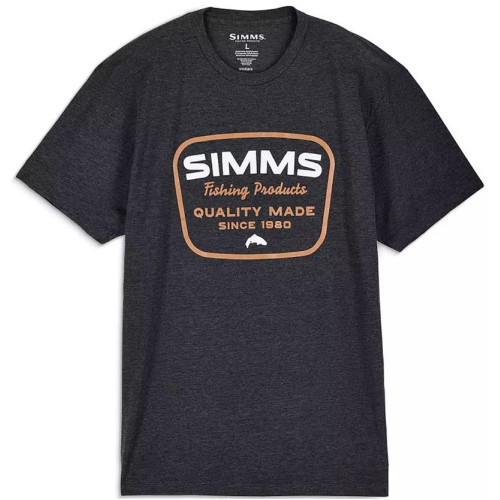 Футболка Simms Stamp Lock T-Shirt Charcoal Heather