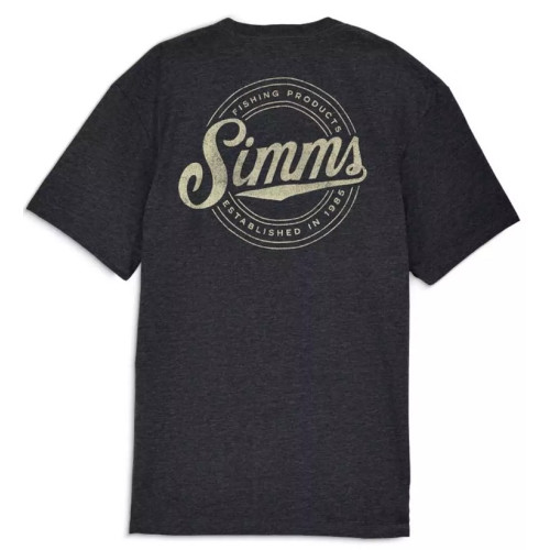 Футболка Simms Circle Lockup T-Shirt Charcoal Heather