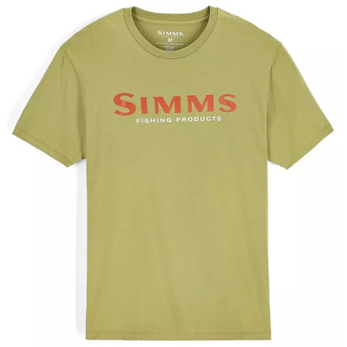 Футболка Simms Logo T-shirt Tent Green