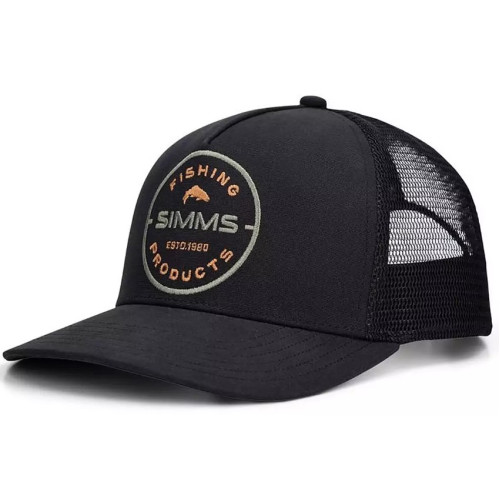 Кепка Simms Double Haul Trucker Black Rounder