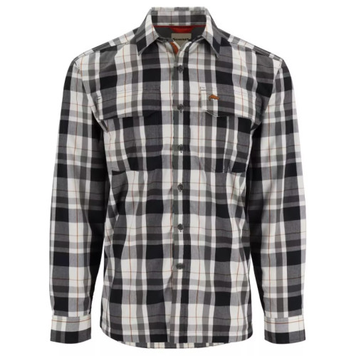 Сорочка Simms ColdWeather Shirt Gunmetal Logan Plaid