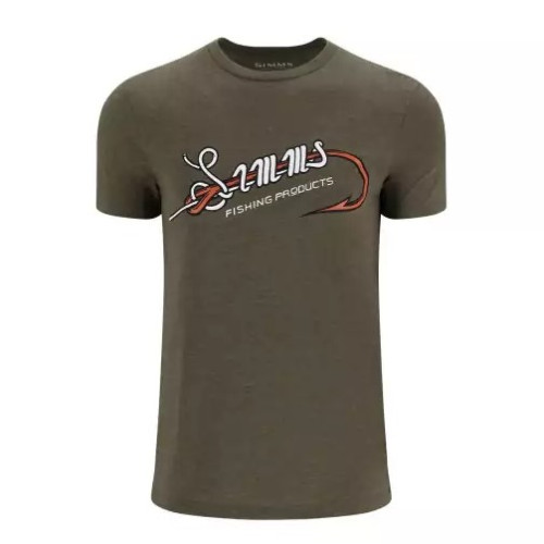 Футболка Simms Hook & Loop T-Shirt Military Heather
