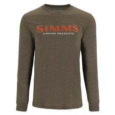Реглан Simms Logo Shirt LS Loden Heather