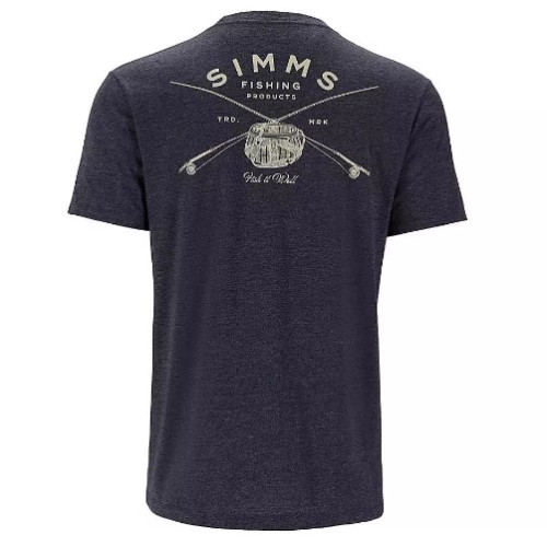 Футболка Simms Classic Tackle T-Shirt Navy Heather