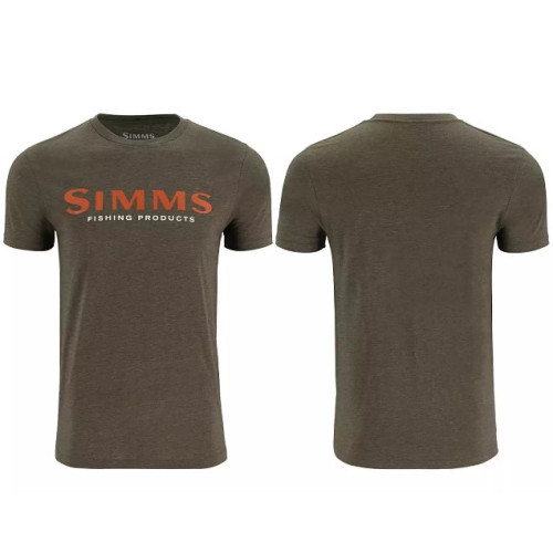 Футболка Simms Logo T-Shirt Loden Heather
