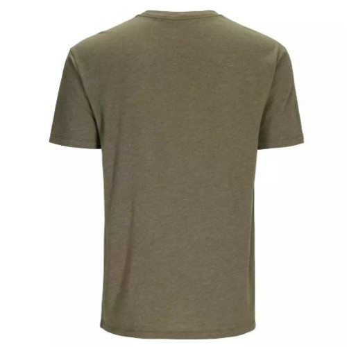 Футболка Simms Logo T-Shirt RC Dark Clover/Military Heather