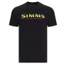 Футболка Simms Logo T-Shirt Black Neon