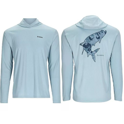 Худі Simms Tech Hoody Artist Series Steel Blue/Tarpon