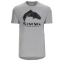 Футболка Simms Trout Regiment Camo Fill T-Shirt Cinder Heather