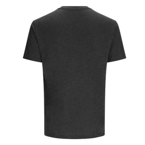 Футболка Simms Stacked Logo Bass T-Shirt Charcoal Heather