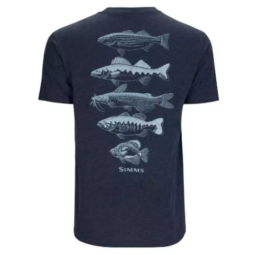 Футболка Simms Species T-Shirt Navy Heather