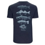Футболка Simms Species T-Shirt Navy Heather