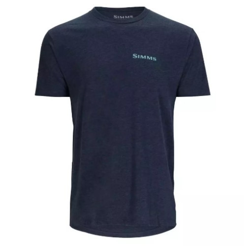 Футболка Simms Species T-Shirt Navy Heather
