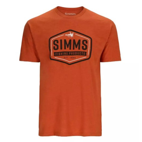 Футболка Simms Fly Patch T-Shirt Adobe Heather