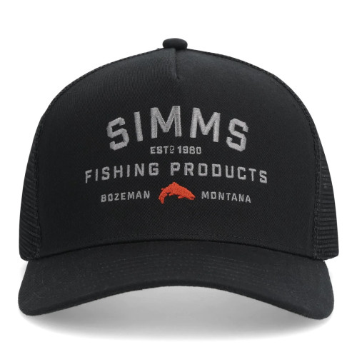 Кепка Simms Double Haul Trucker Black