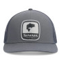Кепка Simms Double Haul Icon Trucker Bass Gunmetal