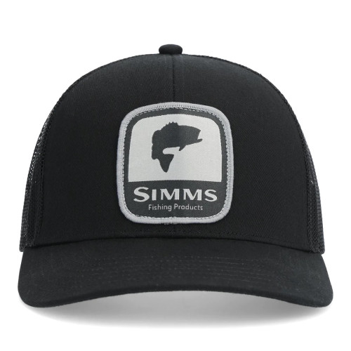 Кепка Simms Double Haul Icon Trucker Bass Black