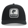 Кепка Simms Double Haul Icon Trucker Bass Black