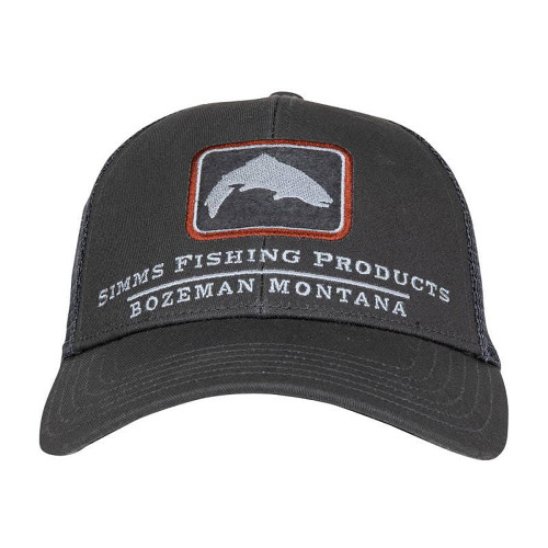 Кепка Simms Small Fit Trout Icon Trucker Carbon