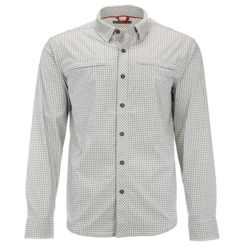 Рубашка Simms Bugstopper Shirt Plaid Sterling Morada Plaid