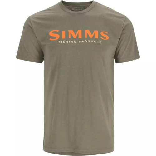 Футболка Simms Logo T-Shirt Military Heather