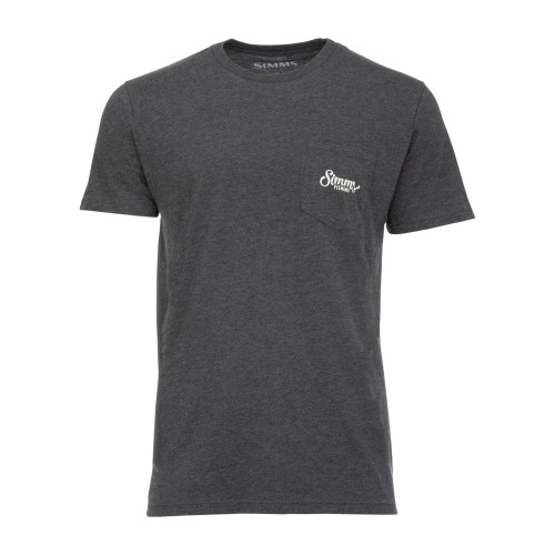 Футболка Simms Two Tone Pocket Tee Charcoal Heather