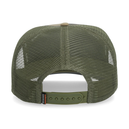 Кепка Simms 7-Panel Trucker Olive