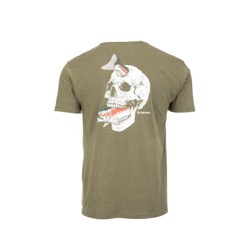 Футболка Simms Trout On My Mind T-Shirt Military Heather