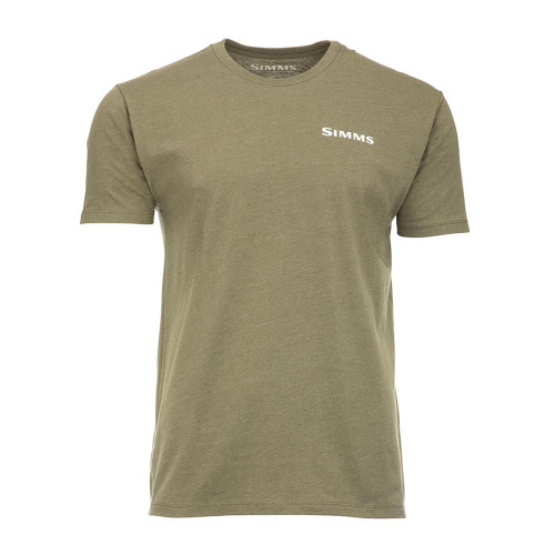 Футболка Simms Trout On My Mind T-Shirt Military Heather