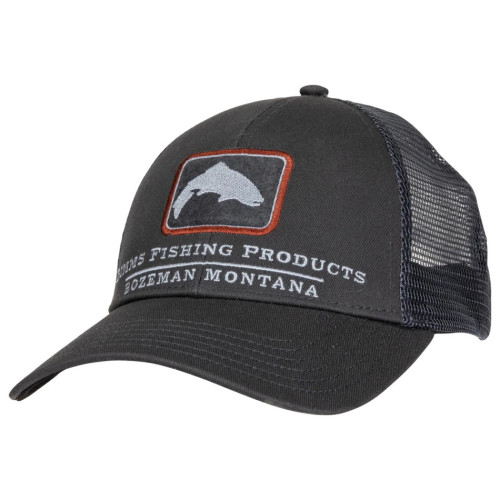 Кепка Simms Trout Icon Trucker Carbon