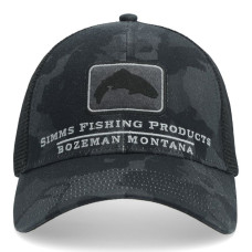 Кепка Simms Trout Icon Trucker Regiment Camo Carbon