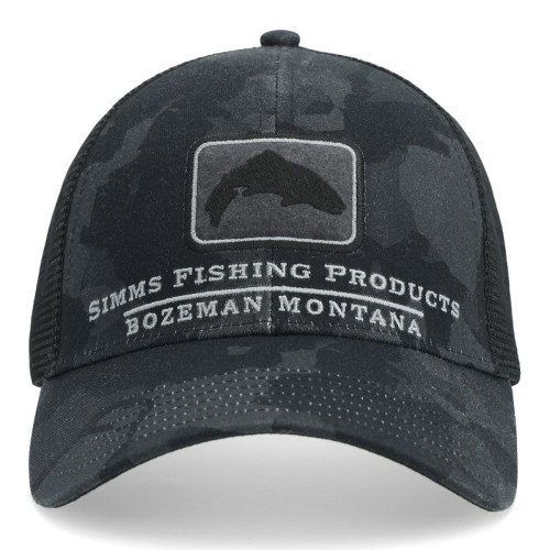 Кепка Simms Trout Icon Trucker Regiment Camo Carbon
