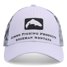 Кепка Simms Trout Icon Trucker Ghost Camo Steel