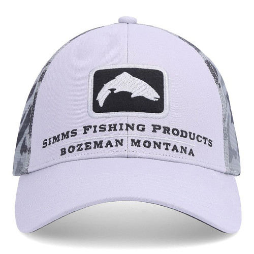 Кепка Simms Trout Icon Trucker Ghost Camo Steel