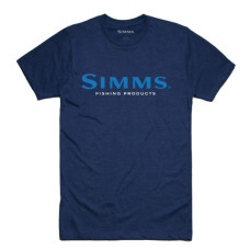 Футболка Simms Simms Logo T-Shirt Dark Moon Heather