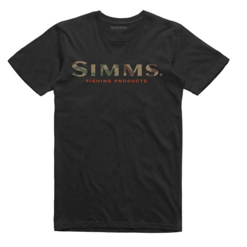 Футболка Simms Simms Logo T-Shirt Black
