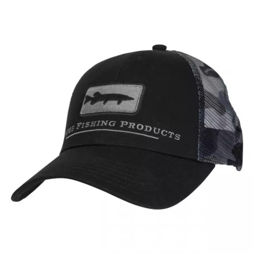 Кепка Simms Musky Icon Trucker Woodland Camo Storm