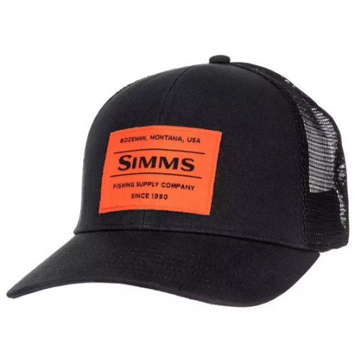 Кепка Simms Original Patch Trucker Black