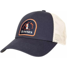 Кепка Simms Small Fit Fish It Well Trucker Admiral Blue