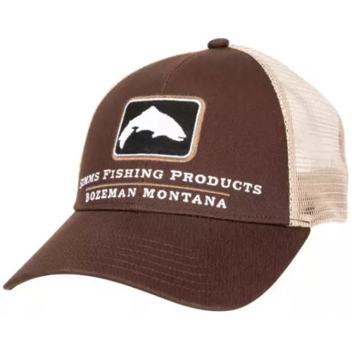 Кепка Simms Trout Icon Trucker Mahogany