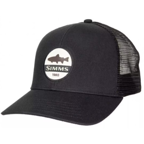 Кепка Simms Trout Patch Trucker Black