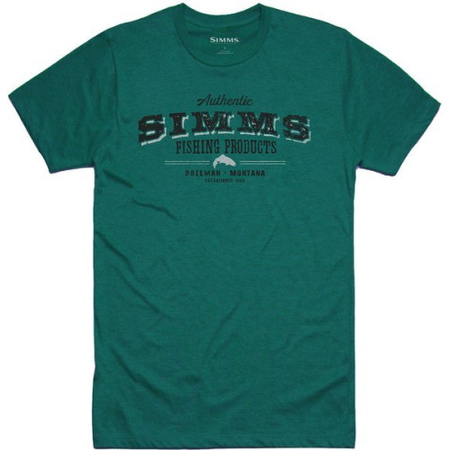 Футболка Simms Working Class T-Shirt Dark Teal Heather