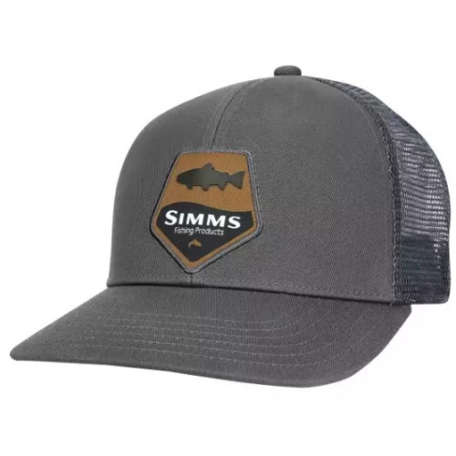 Кепка Simms Trout Patch Trucker Carbon