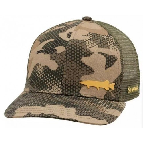 Кепка Simms Payoff Trucker Pike Hex Flo Camo Timber