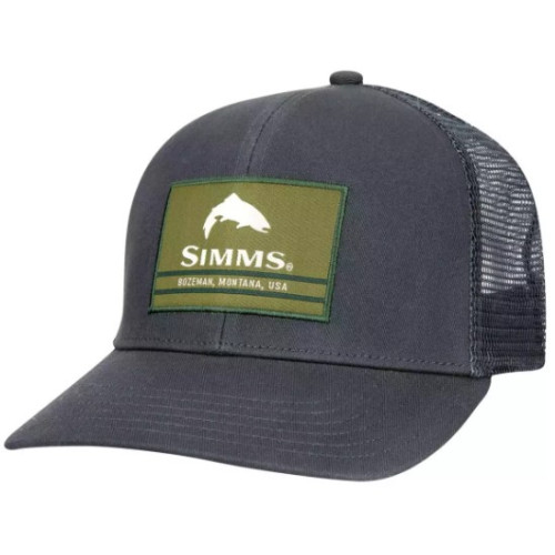 Кепка Simms Original Patch Trucker Carbon
