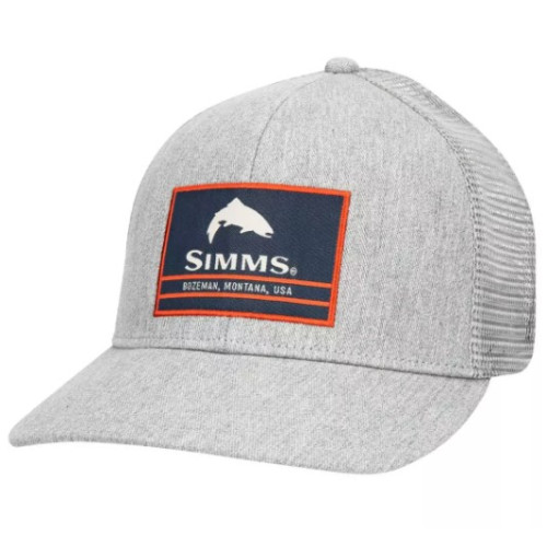 Кепка Simms Original Patch Trucker Heather Grey