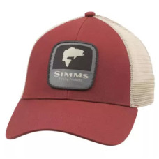 Кепка Simms Bass Patch Trucker Rusty Red